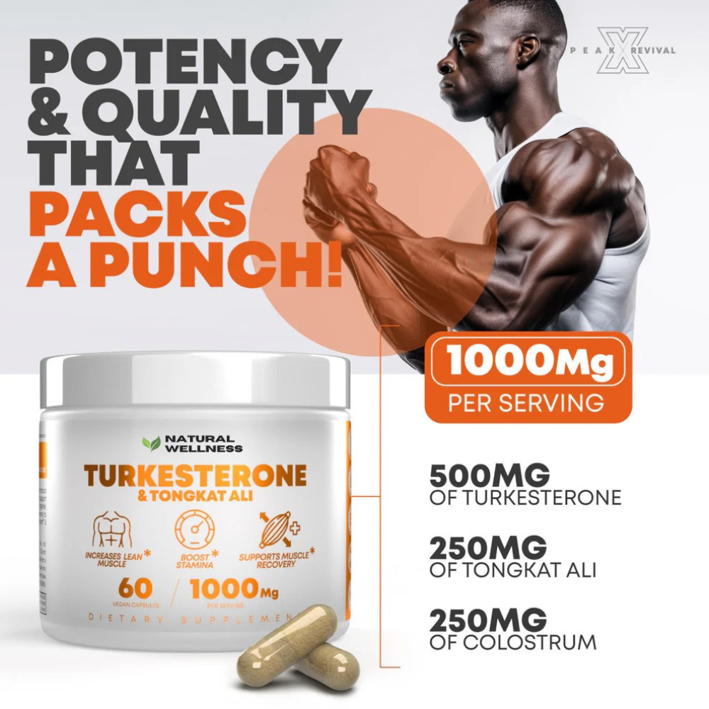 Turkesterone & Tongkat Ali 1000mg