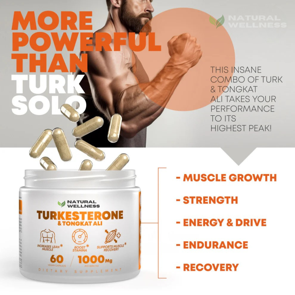 Turkesterone & Tongkat Ali 1000mg