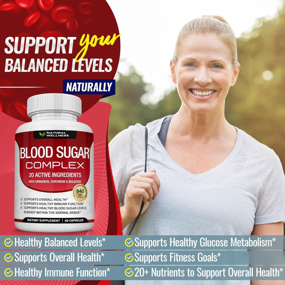 Blood Sugar Complex 20 Vitamins & Minerals