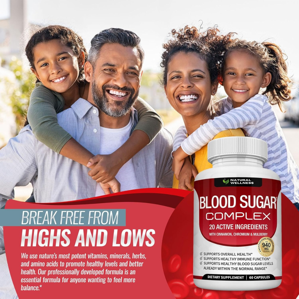 Blood Sugar Complex - 20 Vitamins & Minerals