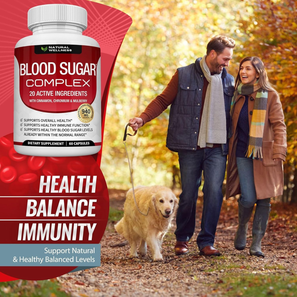 Blood Sugar Complex - 20 Vitamins & Minerals