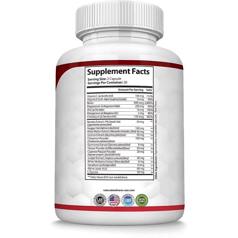 Blood Sugar Complex 20 Vitamins & Minerals